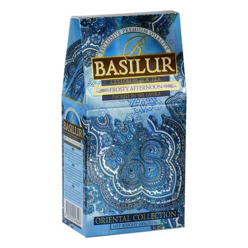Чай Basilur Frosty Afternoon, черный листовой с добавками, 100 гр в Билла