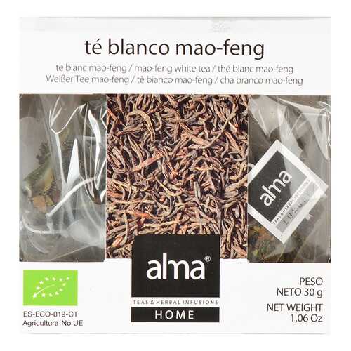 Чай белый Alma Home Organic Маофэн 15*2 г в Билла