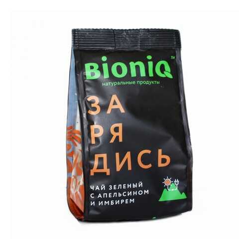Чай BioniQ Зарядись, зеленый с апельсином и имбирем, 50 гр в Билла