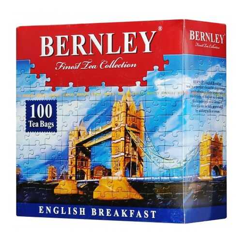 Чай черный Bernley english breakfast 100 пакетиков в Билла