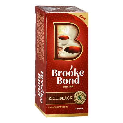 Чай черный Brook Bond насыщенный 25 пакетиков в Билла