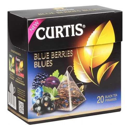 Чай черный Curtis blue berries blues 20 пакетиков в Билла