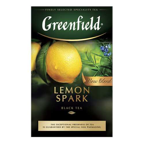 Чай черный листовой Greenfield Lemon Spark 100 г в Билла
