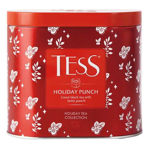 Чай черный листовой Tess Holiday Punch 100 г в Билла