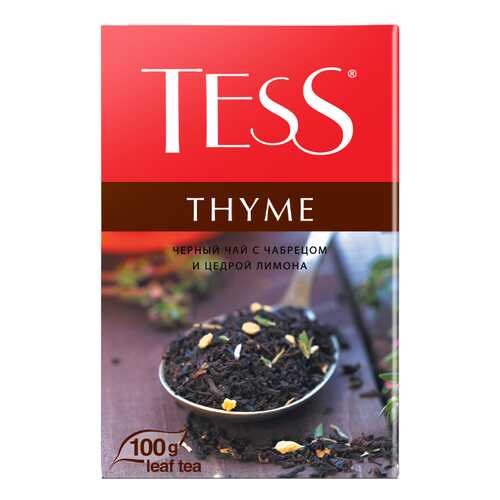 Чай черный листовой Tess Thyme 100 г в Билла