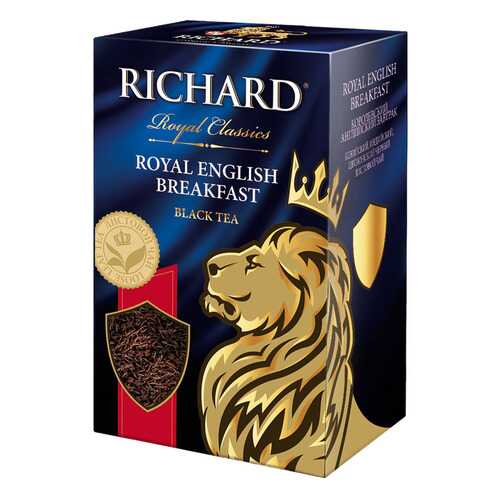 Чай черный Richard royal english breakfast листовой 90 г в Билла