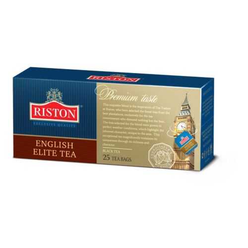 Чай черный Riston english elite tea 25 пакетиков в Билла