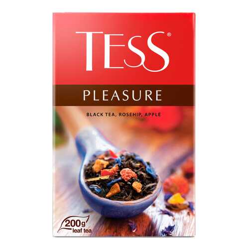 Чай черный Tess pleasure с шиповником и яблоком 200 г в Билла