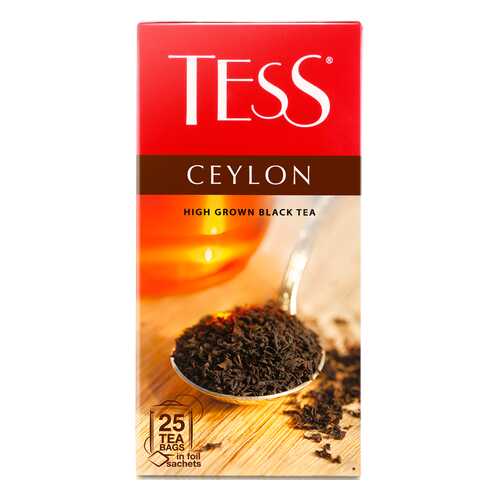 Чай черный Tess Sunrise 25 пакетиков в Билла
