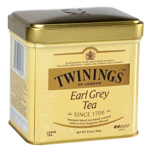 Чай черный Twinings эрл грэй байховый среднелистовой с ароматом бергамота 100 г в Билла