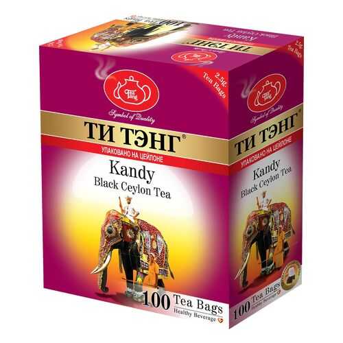 Чай черный в пакетиках для чашки Ти Тэнг Kandy 100*2.5 г в Билла