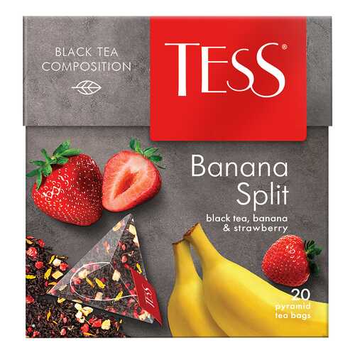Чай черный в пирамидках Tess Banana Split 20 пакетиков в Билла