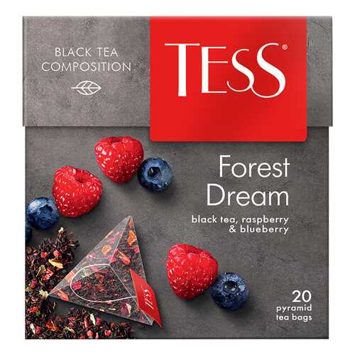 Чай черный в пирамидках Tess Forest Dream 20 пакетиков в Билла