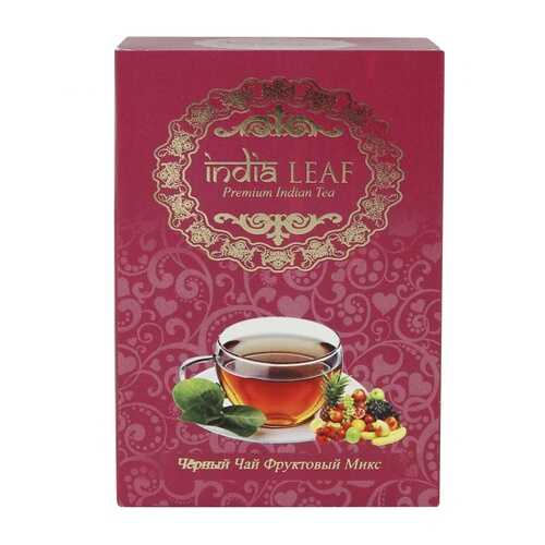 Чай India leaf С манго, черный среднелистовой с добавками, 100 гр в Билла