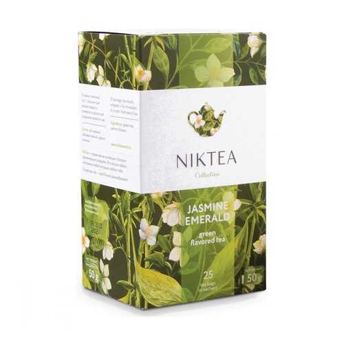 Чай Niktea Jasmine Emerald зеленый с жасмином 25 пакетиков в Билла