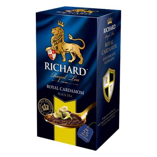 Чай Richard Royal Cardamom черный с добавками 25 пакетиков в Билла