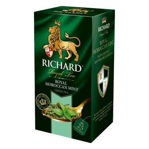 Чай Richard Royal Morrocan Mint зеленый с марроканской мятой 25 пакетиков в Билла