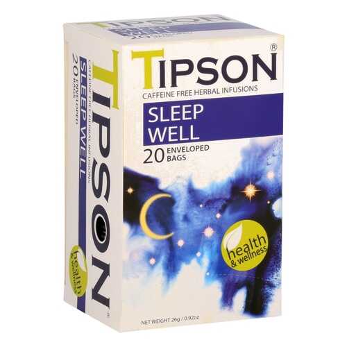 Чай Tipson Sleep well, травяной, 20 пакетиков в Билла