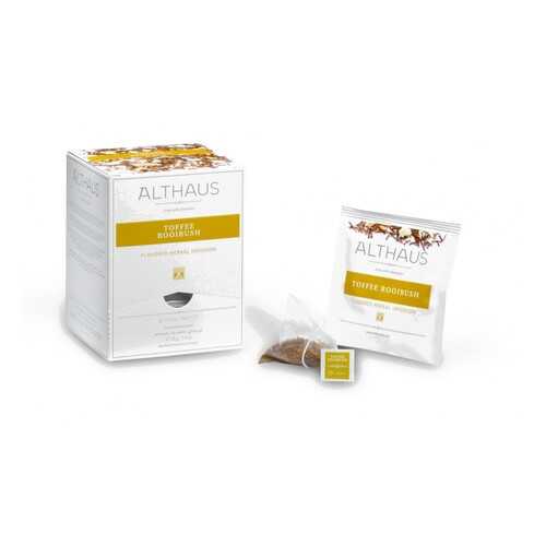 Чай травяной в пирамидках Althaus Toffee Rooibush Тоффи Ройбуш 15*2.75 г в Билла