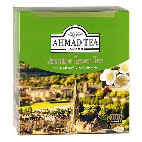 Чай зеленый Ahmad Tea с жасмином 100 пакетиков в Билла