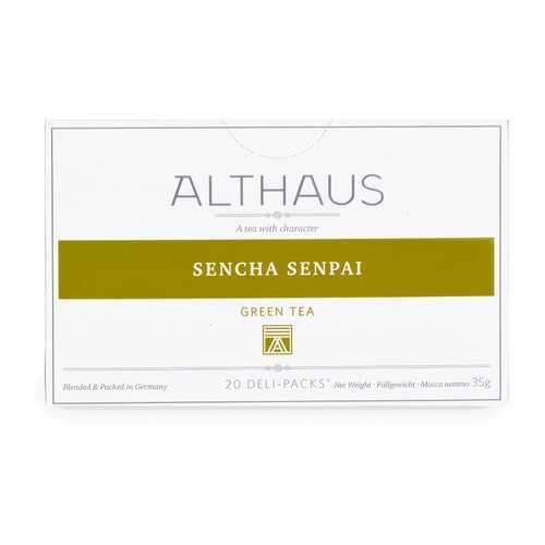 Чай зеленый Althaus Сенча Сенпай 20 х 1.8 г Германия в Билла