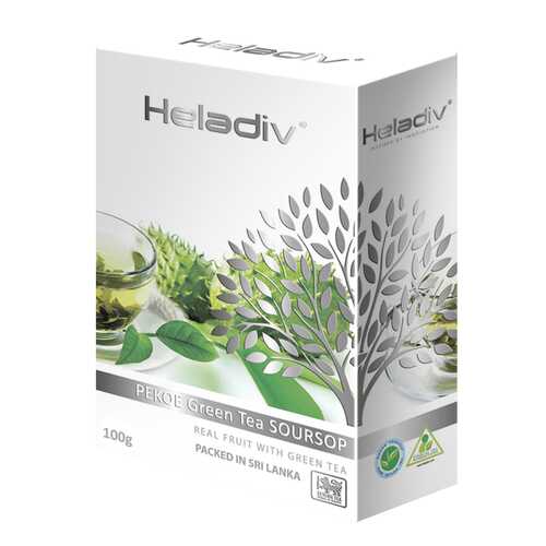 Чай зеленый листовой Heladiv soursop green tea 100 г в Билла