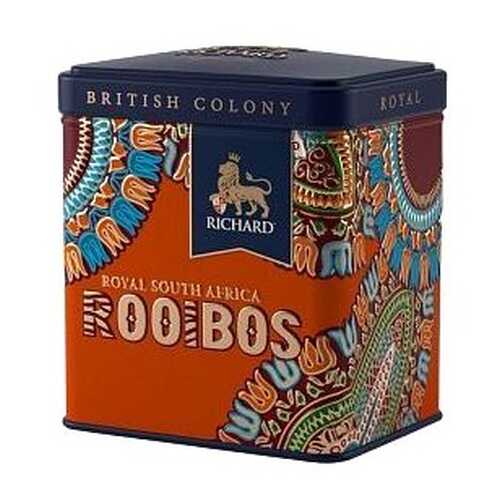 Чай зеленый листовой Richard British Colony Royal Rooibos ж/б 50 г в Билла