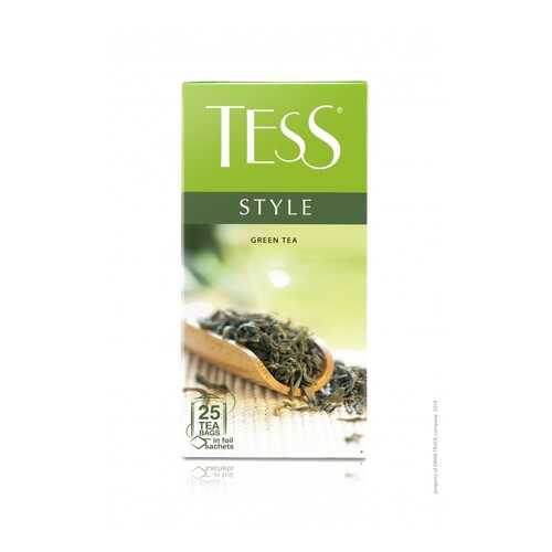 Чай зеленый Tess Style 25 пакетиков в Билла