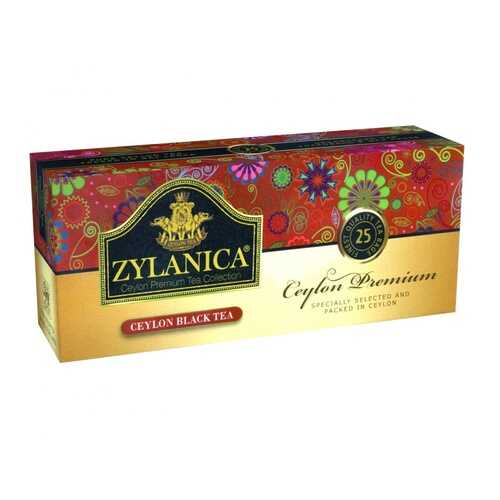 Чай Zylanica Ceylon Premium черный 25 пакетиков в Билла