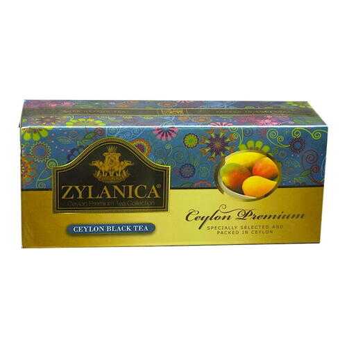 Чай Zylanica Ceylon Premium черный байховый с манго 25 пакетиков в Билла