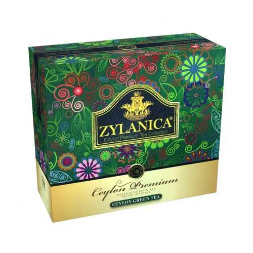 Чай Zylanica Ceylon Premium зеленый 100 пакетиков в Билла