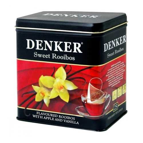 Чайный напиток Denker Sweet Roibos ройбуш с добавками 25 пирамидок в Билла