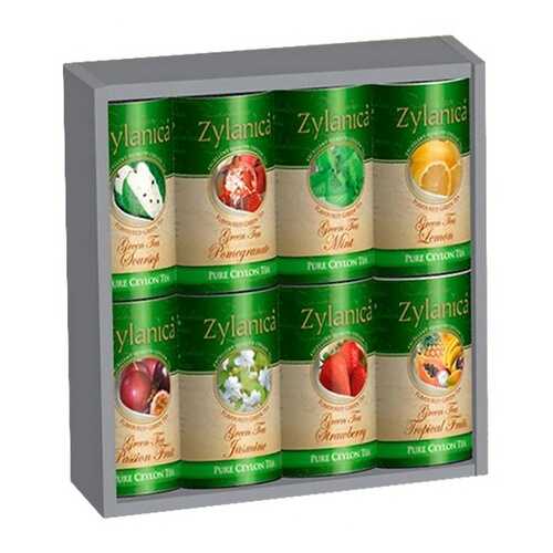 Набор зеленого чая Zylanica Flavoured Green Tea с фруктовыми и цветочными добавками в Билла
