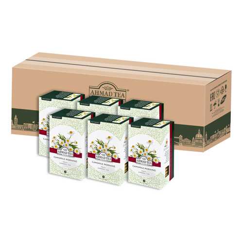 Травяной чай Ahmad Tea ромашка-лимонный сорго Камомайл монинг в пакетиках 20х1,5г - 6 штук в Билла