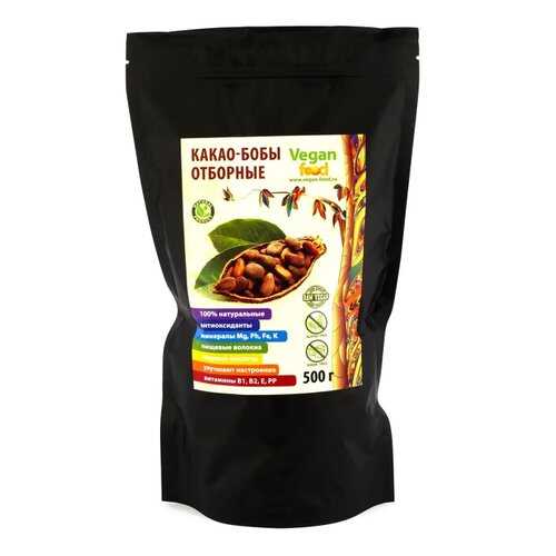 Какао бобы Vegan Food сырые отборные 500 г в Билла