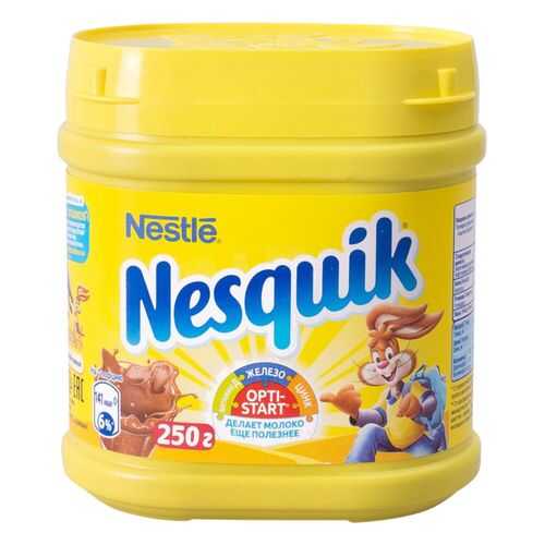 Какао-напиток Nesquik opti-start быстрорастворимый в банке 250 г в Билла