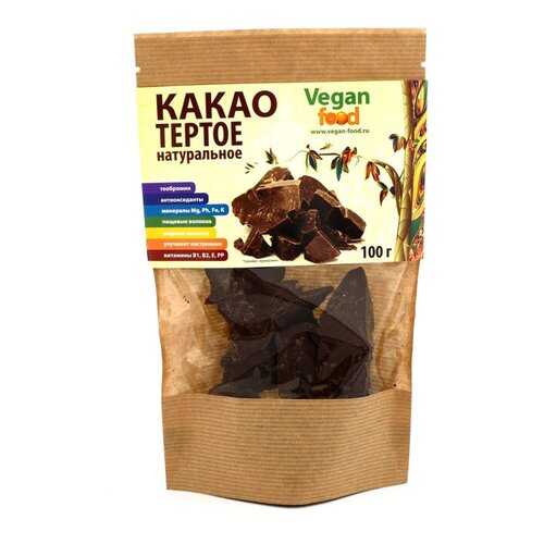 Какао-тертое Vegan Food натуральное 100 г в Билла