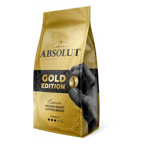 Кофе Absolut Drive Gold Edition в зернах 200 г в Билла