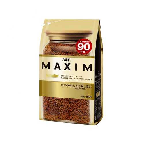 Кофе AGF Maxim растворимый gold blend 180 г в Билла