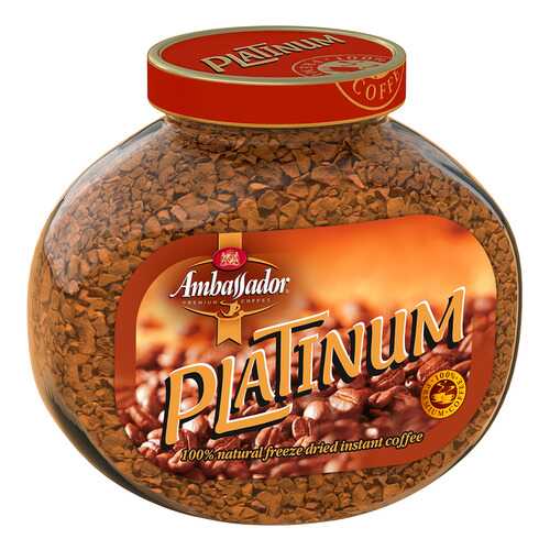Кофе Ambassador platinum растворимый 95 г в Билла