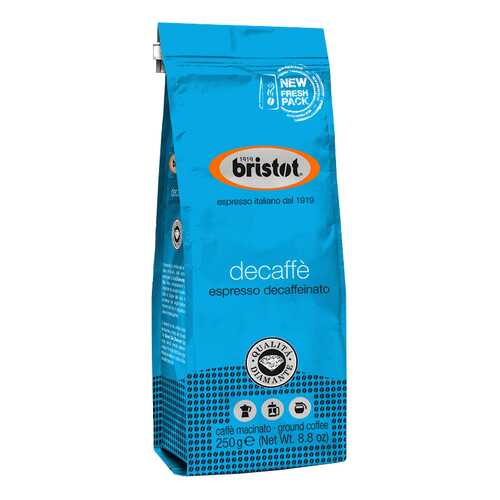 Кофе Bristot Decaffeinato молотый 250 г в Билла