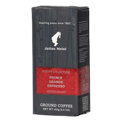 Кофе Julius Meinl prince grande espresso молотый жареный 250 г в Билла