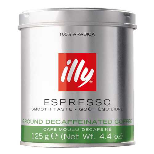 Кофе молотый ILLY caffe декофеиновый 125 г в Билла