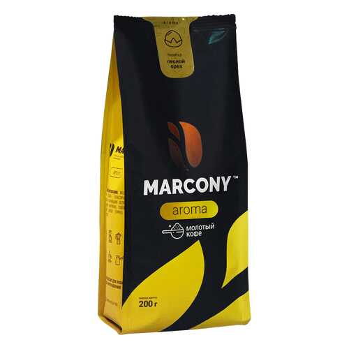 Кофе молотый MARCONY AROMA со вкусом лесного ореха 200г в Билла