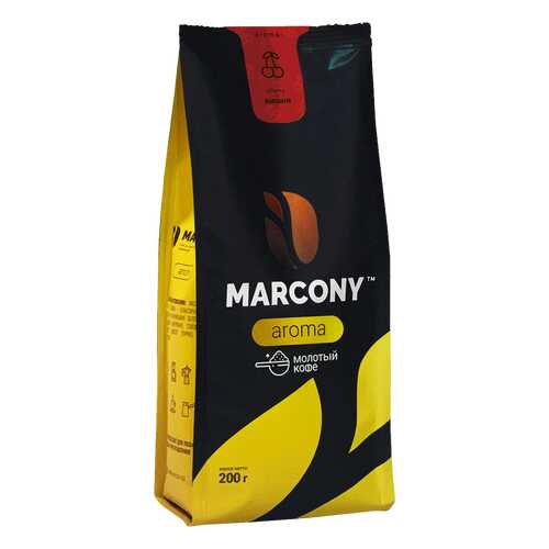 Кофе молотый MARCONY AROMA со вкусом вишни 200г в Билла