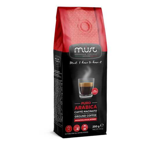 Кофе молотый Must pure arabica 250 г в Билла