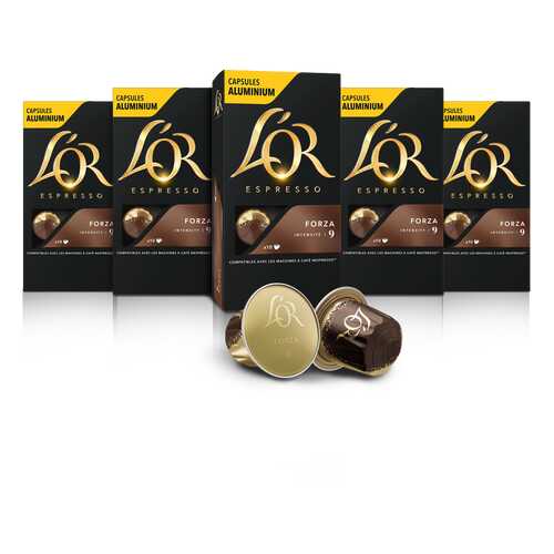 Набор кофе в капсулах L’OR Espresso Forza 10 упаковок в Билла
