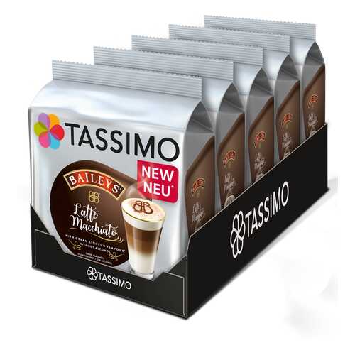 Набор кофе в капсулах Tassimo Baileys Latte Macchiato 5 упаковок в Билла