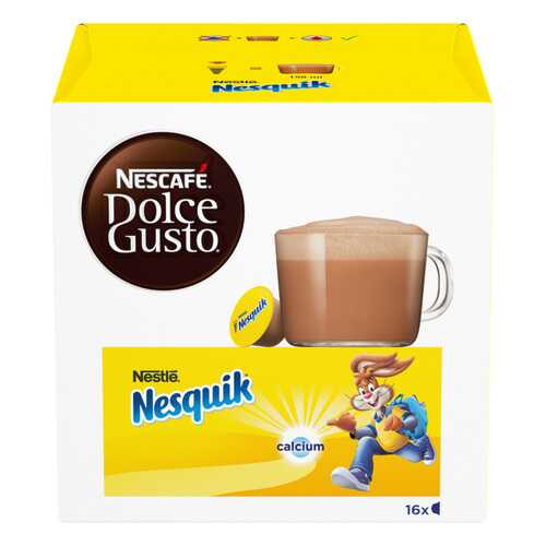 Шоколадный напиток в капсулах Nescafe Dolce Gusto nesquik 16 капсул в Билла