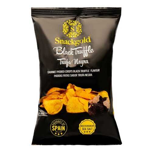Чипсы картофельные со вкусом черного трюфеля Snackgold 125 г, Испания в Билла